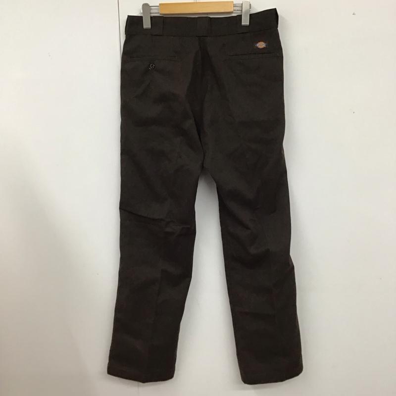 ディッキーズ Dickies パンツ ワークパンツ、ペインターパンツ ワークパンツ ワイドパンツ カジュアルパンツ 34 ロゴ、文字 茶 / ブラウン /  メンズ USED 古着 中古 10122790