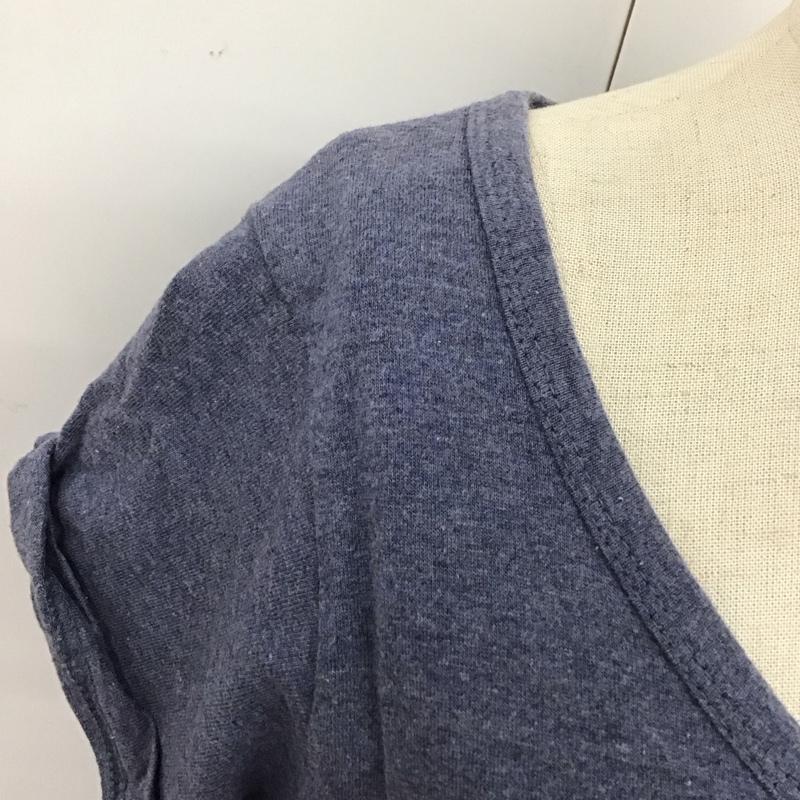 チャオパニック CIAOPANIC ワンピース ロングスカート 半袖 カットソーワンピース M プリント 紺 / ネイビー / レディース USED 古着 中古 10115882