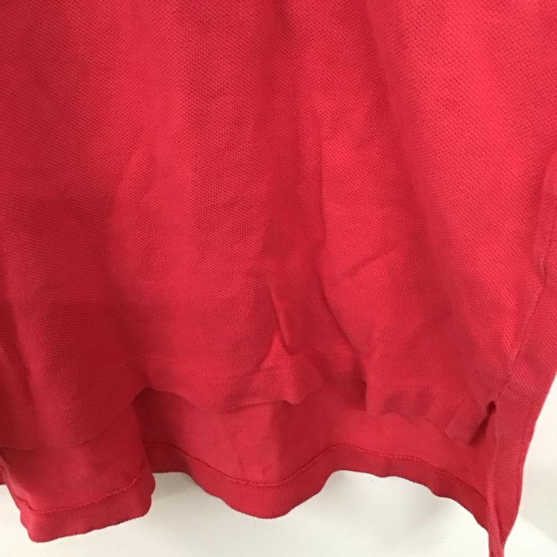 ポロバイラルフローレン Polo by RALPH LAUREN ポロシャツ 半袖 半袖ポロシャツ 半袖カットソー カラーシャツ L ロゴ、文字 赤 / レッド / メンズ USED 古着 中古 10132690