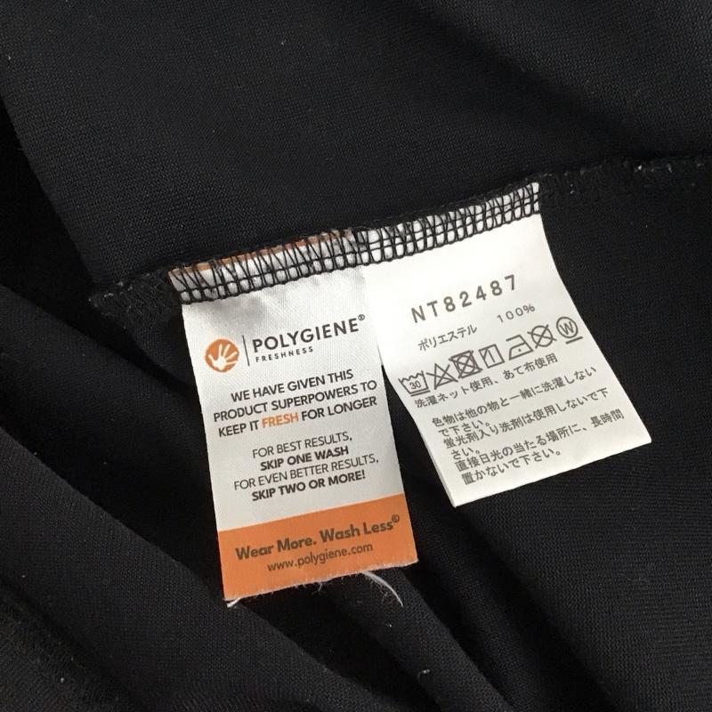 ザノースフェイス THE NORTH FACE Tシャツ 半袖 nt82487 ロングスリーブハーフドームメッセージティー クルーネックカットソー L ロゴ、文字 黒 / ブラック / メンズ USED 古着 中古 10131494