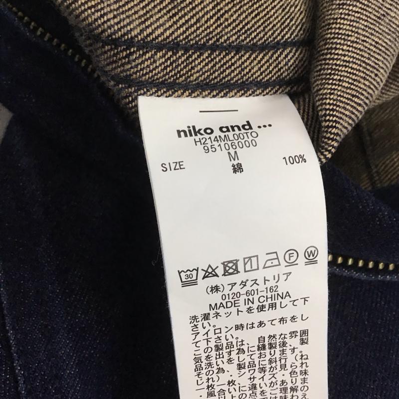 ニコアンド niko and... ワンピース・ドレス・オールインワン ワンピース・ドレス・オールインワン オールインワン ノースリーブ ワイドパンツ オーバーオール 3 無地 インディゴ / インディゴ / レディース USED 古着 中古 10138369