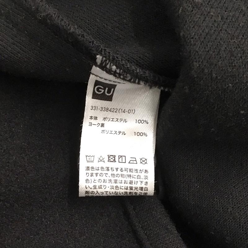 ジーユー GU ジャケット、上着 ジャケット、ブレザー 331-338422 長袖コートジャケット カラーシャツジャケット アウター M ロゴ、文字 黒 / ブラック / メンズ USED 古着 中古 10139709