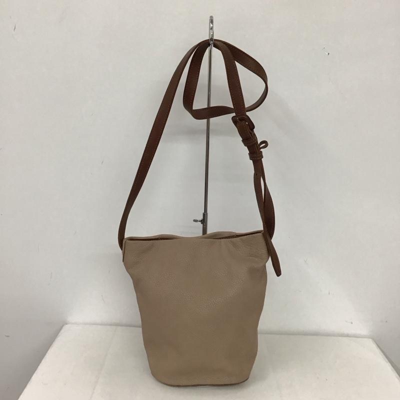 ゲンテン genten ショルダーバッグ ショルダーバッグ レザー ロゴ、文字 茶 / ブラウン / レディース USED 古着 中古 10123375
