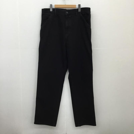 カーハート Carhartt パンツ ワークパンツ、ペインターパンツ Carhartt SINGLE KNEE PANT 34 ワンポイント 黒 / ブラック /  メンズ USED 古着 中古 10127629
