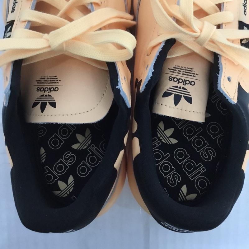 アディダス adidas スニーカー スニーカー GY3581 HER COURT W ハーコート 24cm 箱有 24.0cm ロゴ、文字 橙 / オレンジ / X 黒 / ブラック / レディース USED 古着 中古 10123987