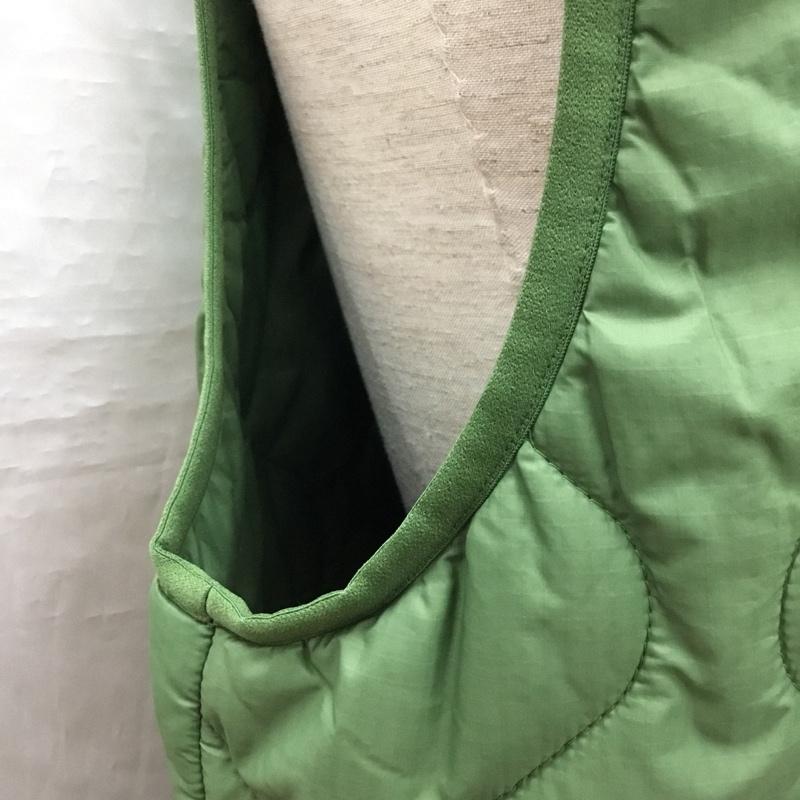 チャンピオン Champion ベスト ベスト C3-U603 WAVE QUILTING VEST キルティングベスト タグ付き XL 無地 カーキ / カーキ / メンズ USED 古着 中古 10121234