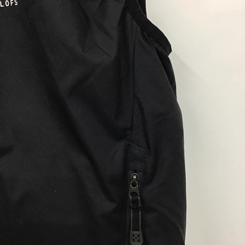 ホグロフス HAGLOFS ベスト ベスト ジップアップベスト ダウンベスト ノースリーブ M ロゴ、文字 黒 / ブラック / メンズ USED 古着 中古 10130676