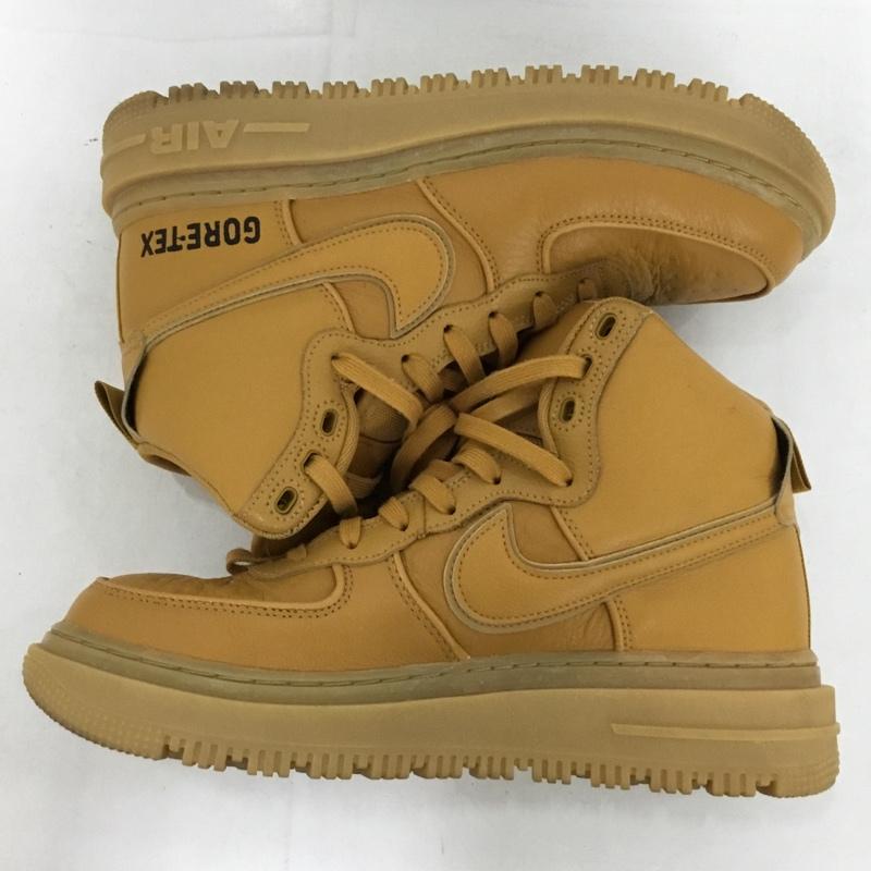 ナイキ NIKE スニーカー スニーカー CT2815-200 AIR FORCE 1 GTX BOOT GORE-TEX 27cm 箱有 27.0cm ロゴ、文字 キャメル / キャメル / メンズ USED 古着 中古 10136470