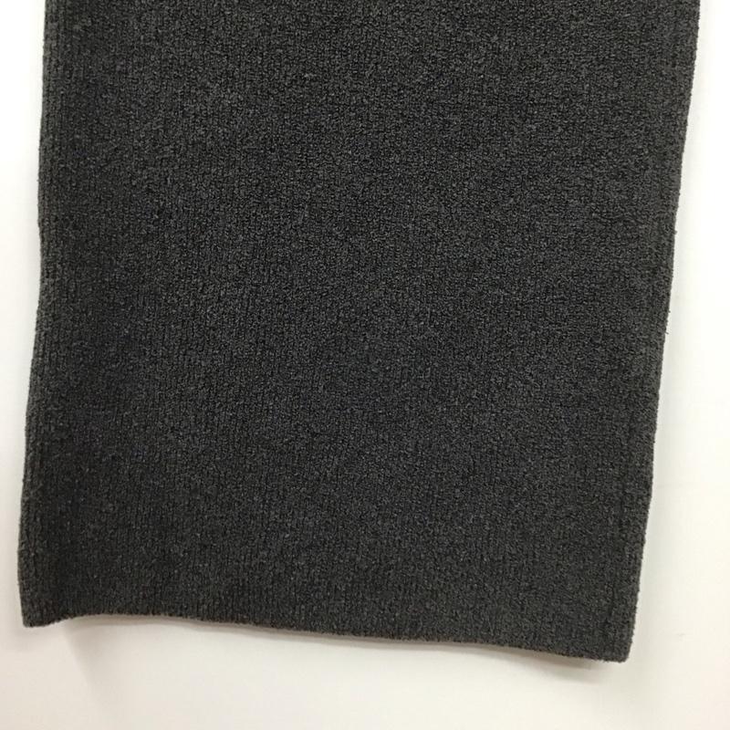 ザラ ZARA ワンピース ロングスカート 6427 001 802 Vネック リブ 長袖 XS 無地 灰 / グレー / レディース USED 古着 中古 10139403