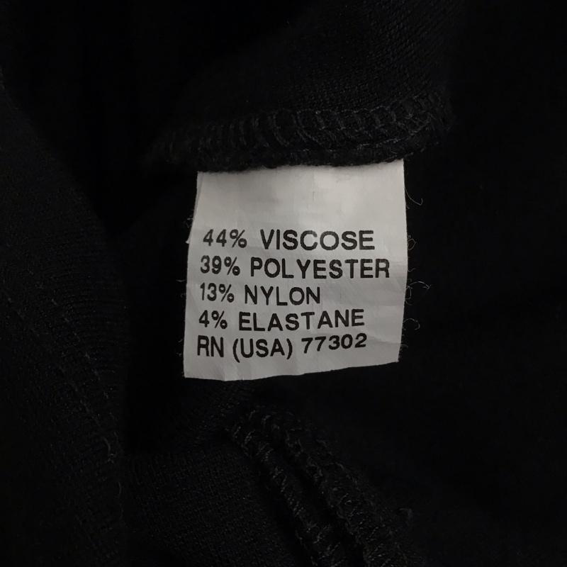 ザラベーシック ZARA BASIC ワンピース ひざ丈スカート M 無地 黒 / ブラック / レディース USED 古着 中古 10131569