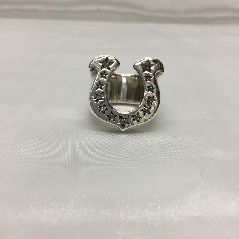 テンダーロイン TENDERLOIN アクセサリー 指輪 ホースシューリング 箱有 13号 ロゴ、文字 銀 / シルバー / メンズ USED 古着 中古 10108909