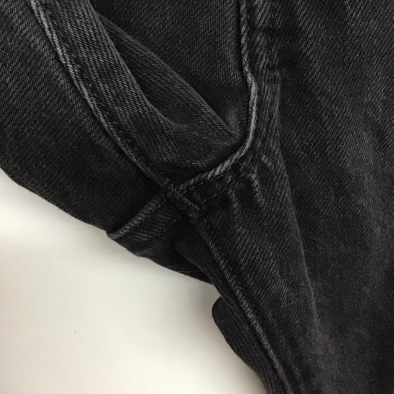 リーバイストラウスアンドコー Levi Strauss & co. パンツ デニム、ジーンズ デニムパンツ ワイドパンツ カジュアルパンツ 32インチ 無地 黒 / ブラック / メンズ USED 古着 中古 10132920
