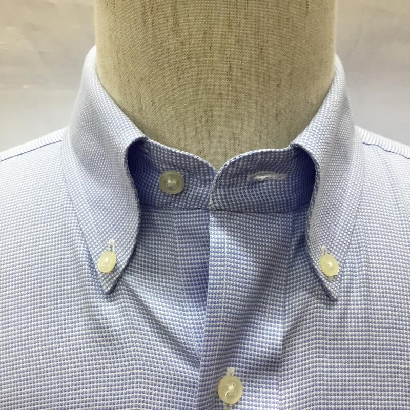チャップス CHAPS シャツ、ブラウス 長袖 ボタンダウン 胸ポケット 水色 / ライトブルー / メンズ USED 古着 中古 10115536