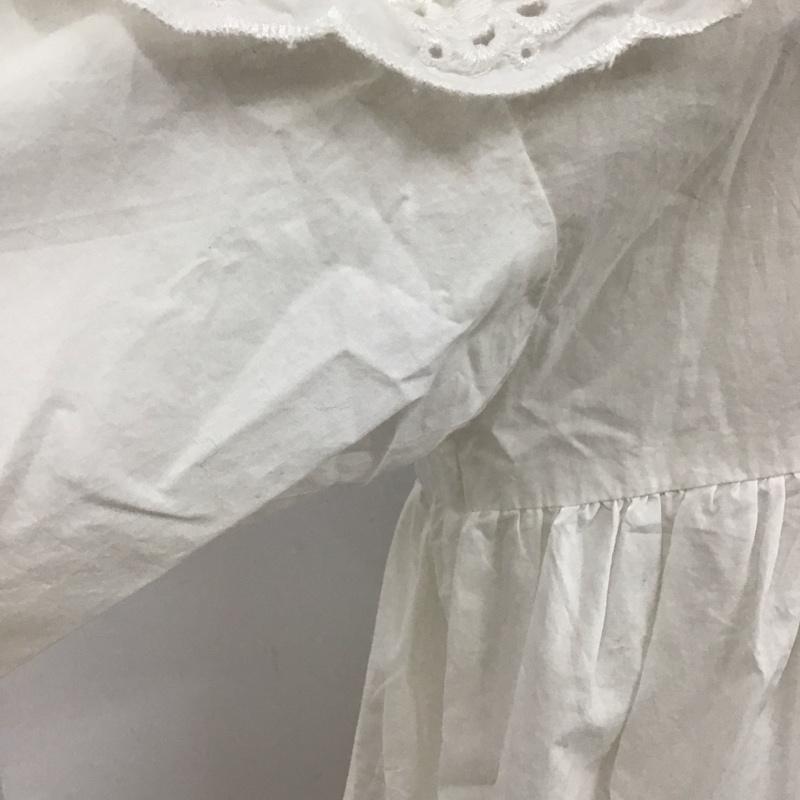 ローリーズファーム LOWRYS FARM チュニック 長袖 FREE 無地 白 / ホワイト / レディース USED 古着 中古 10111596