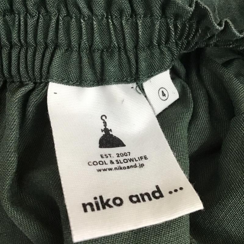 ニコアンド niko and... ワンピース・ドレス・オールインワン ワンピース・ドレス・オールインワン ST72RH02MB オールインワン 長袖 4 無地 緑 / グリーン / レディース USED 古着 中古 10113861