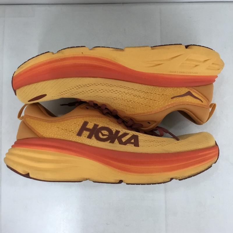 ホカ HOKA スニーカー スニーカー 1123202 ランニングシューズ 30cm 30.0cm ロゴ、文字 橙 / オレンジ / メンズ USED 古着 中古 10134545