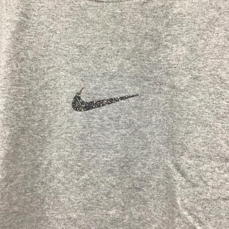 ナイキ NIKE Tシャツ 半袖 ck2979-902 半袖カットソー プリントTシャツ スポーツウェア L ロゴ、文字 灰 / グレー / メンズ USED 古着 中古 10139532