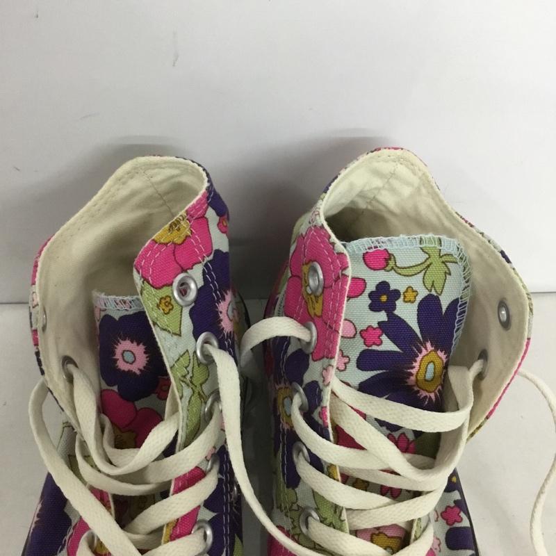 コンバース CONVERSE スニーカー スニーカー 5C1284 グローリー HI 24cm 24.0cm 花柄 マルチカラー / マルチカラー / レディース USED 古着 中古 10138322