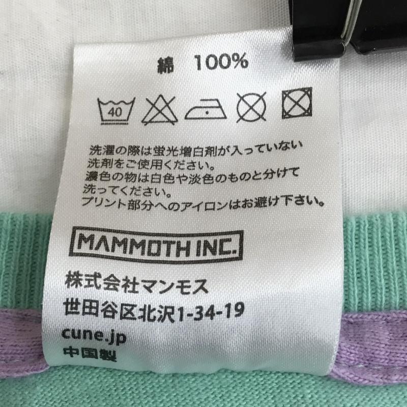 キューン CUNE Tシャツ 半袖 CUNE CAFE M プリント X キャラクター 水色 / ライトブルー / メンズ USED 古着 中古 10133770