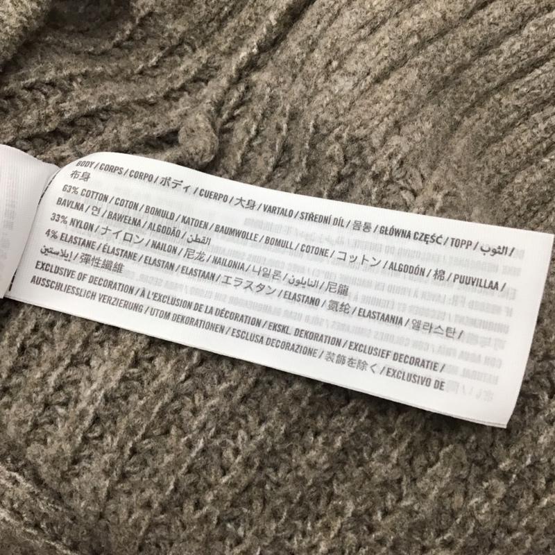 アバクロンビーアンドフィッチ ABERCROMBIE&FITCH カーディガン 長袖 長袖ニットカーディガン リブニットカーディガン 前ボタン XXL 無地 茶 / ブラウン / メンズ USED 古着 中古 10110422