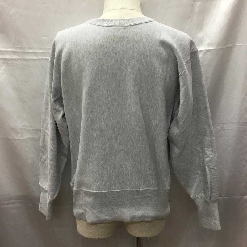 チャンピオン Champion トレーナー 長袖 L 無地 灰 / グレー / メンズ USED 古着 中古 10108902