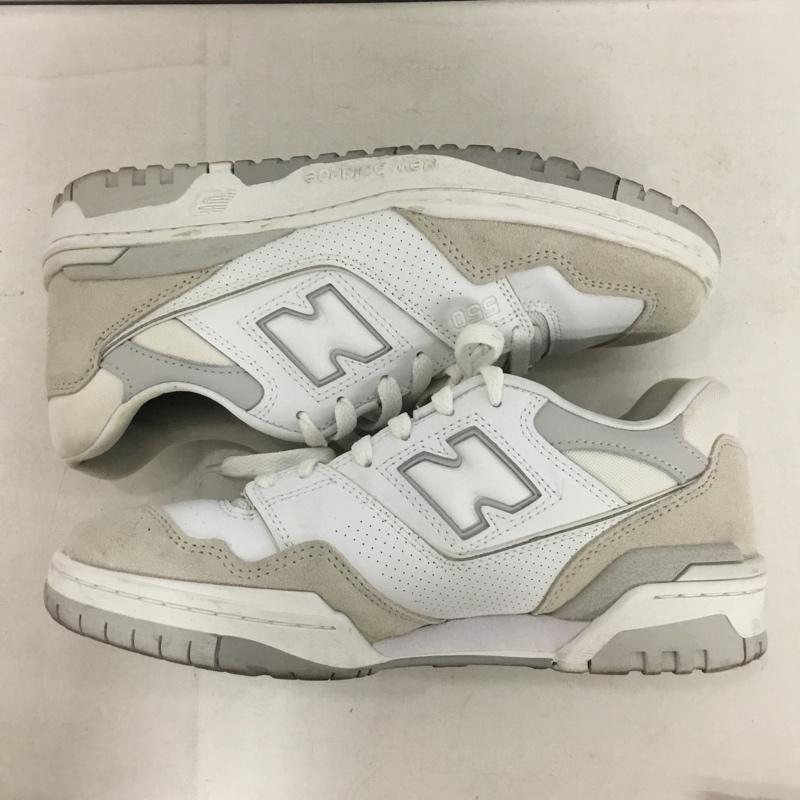 ニューバランス New Balance スニーカー スニーカー BB550 NCB 25.5cm 25.5cm ロゴ、文字 白 / ホワイト / X 灰 / グレー / メンズ USED 古着 中古 10136474