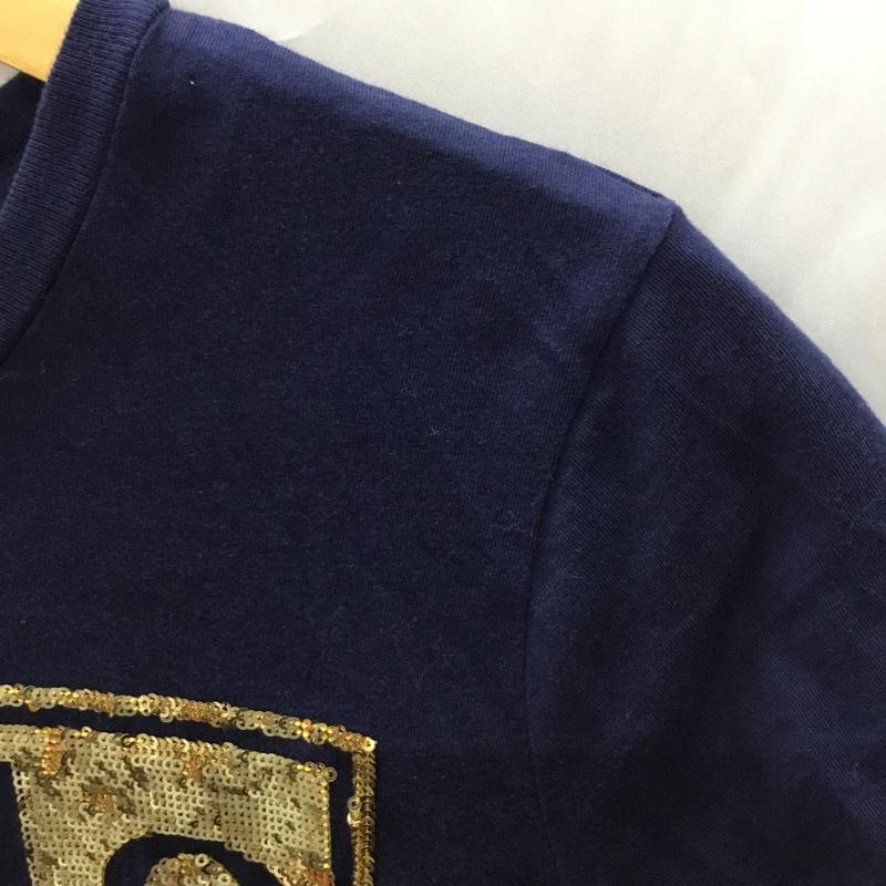 ポロラルフローレン POLO RALPH LAUREN Tシャツ 半袖 XS 無地 紺 / ネイビー / レディース USED 古着 中古 10110750