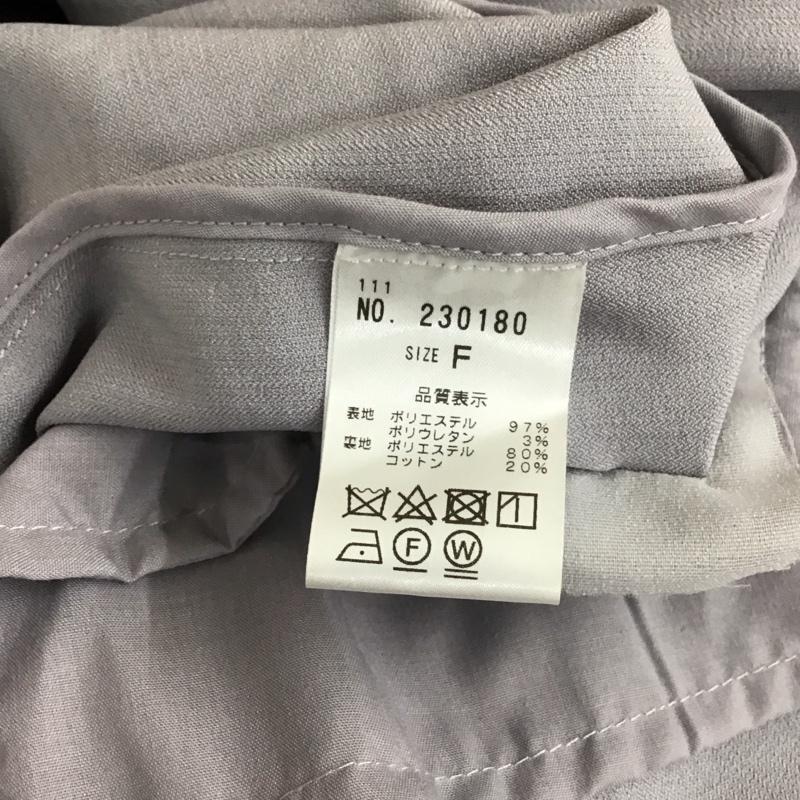 ナイスクラップ NICE CLAUP ジャケット、上着 ジャケット、ブレザー 230180 長袖 FREE 無地 紫 / パープル / レディース USED 古着 中古 10115894