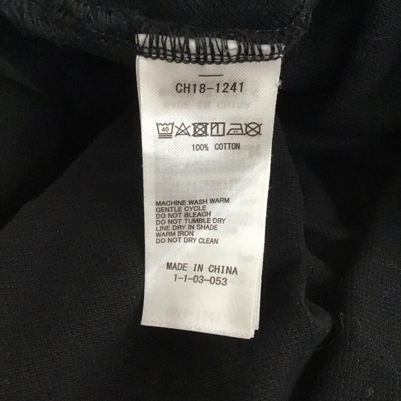 チャムス CHUMS ワンピース ロングスカート 半袖ポロシャツワンピース ロングワンピース ストレッチ L ロゴ、文字 黒 / ブラック / レディース USED 古着 中古 10128934