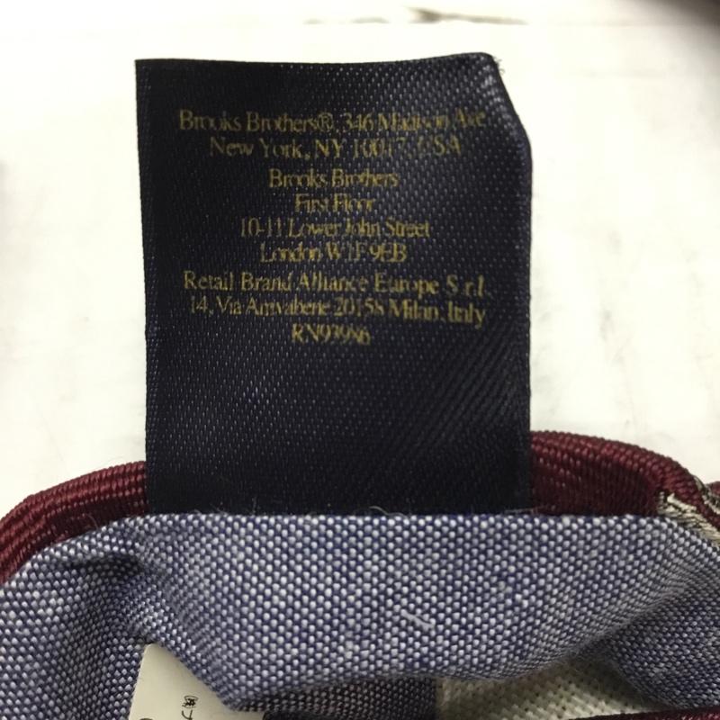 ブルックスブラザーズ BROOKS BROTHERS ネクタイ ネクタイ シルク 総柄 ボルドー / ボルドー / メンズ USED 古着 中古 10113599