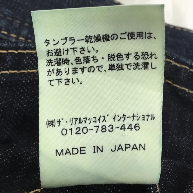 ジョーマッコイ JOE McCOY パンツ デニム、ジーンズ 33インチ 無地 インディゴ / インディゴ / メンズ USED 古着 中古 10133536