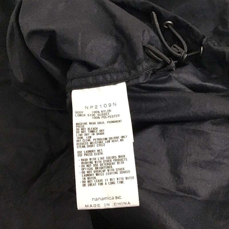 ザノースフェイス THE NORTH FACE パーカー 半袖 np2109n ナイロンジャケット プルオーバー 半袖カットソー M 無地 黒 / ブラック / メンズ USED 古着 中古 10130552
