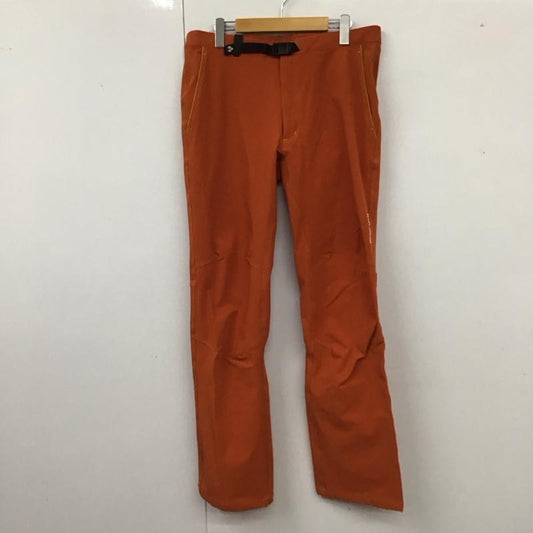 モンベル mont-bell パンツ ワークパンツ、ペインターパンツ 1105498 クリフパンツ スリムパンツ ストレッチパンツ L ロゴ、文字 橙 / オレンジ /  メンズ USED 古着 中古 10122004