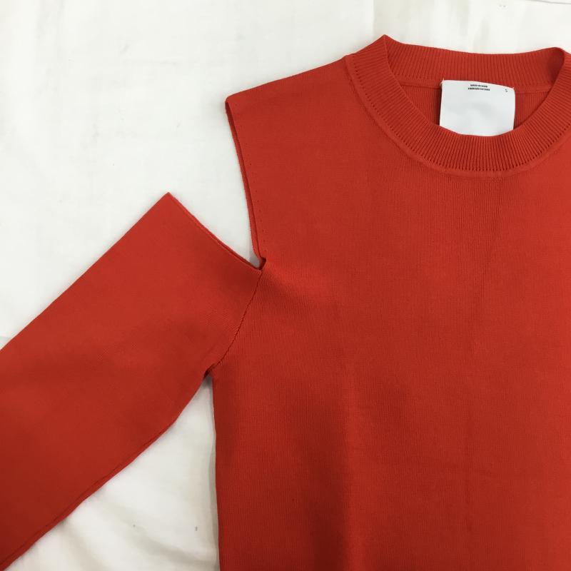 カメオコレクティブ C/MEO COLLECTIVE カットソー 長袖 S 無地 橙 / オレンジ / レディース USED 古着 中古 10134150