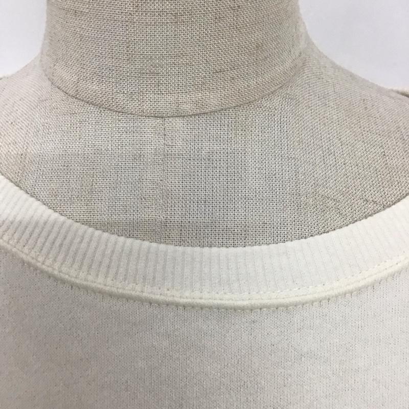 ラルフローレン RALPHLAUREN トレーナー 長袖 長袖カットソー クルーネックカットソー ロングスリーブカットソー トレーナー スウェット S ロゴ、文字 白 / ホワイト / レディース USED 古着 中古 10107356