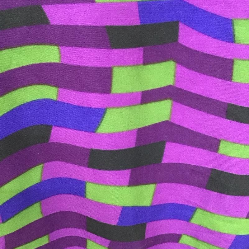 古着 USED カットソー 長袖 長袖シャツ カラーシャツ ポケットシャツ 長袖カットソー 柄シャツ 総柄 マルチカラー / マルチカラー /  メンズ USED 古着 中古 10112720