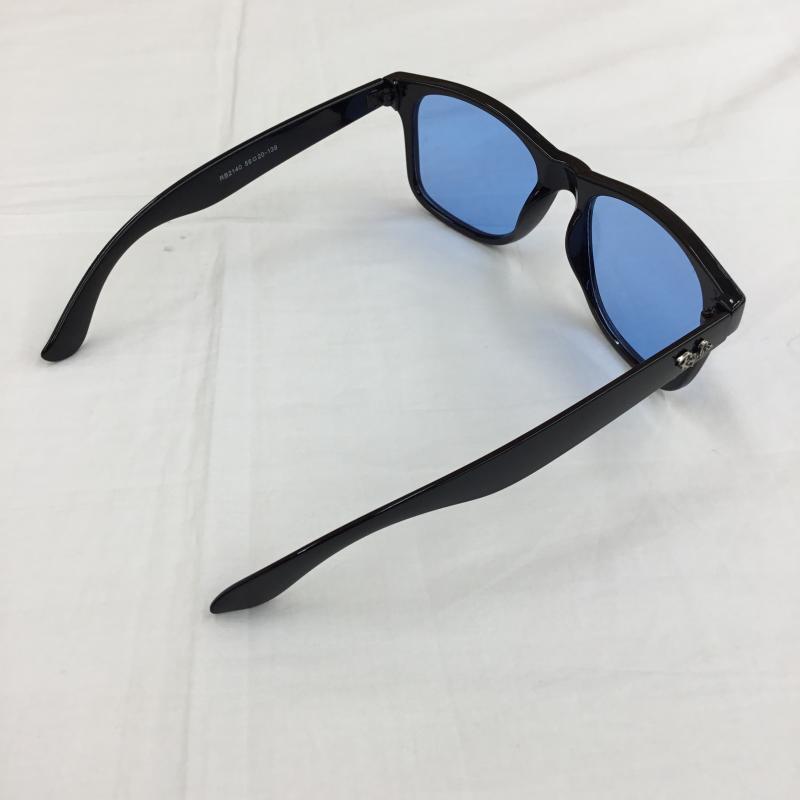 レイバン Ray-Ban めがね・サングラス サングラス RB2140 ロゴ、文字 黒 / ブラック / X 青 / ブルー / メンズ USED 古着 中古 10136316