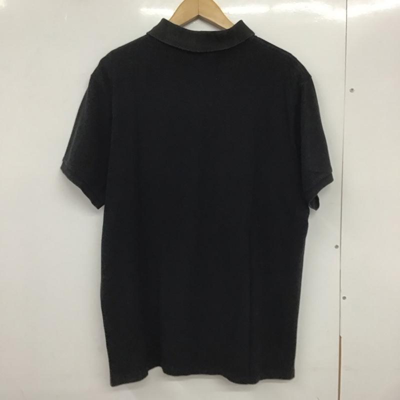 ポロラルフローレン POLO RALPH LAUREN ポロシャツ 半袖 半袖ポロシャツ 半袖カットソー カラーシャツ XL ロゴ、文字 黒 / ブラック / メンズ USED 古着 中古 10132575