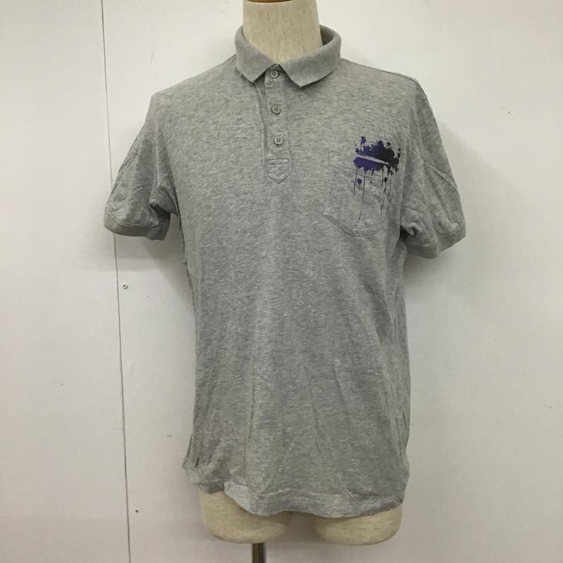 ディーゼル DIESEL カットソー 半袖 半袖カットソー ポロシャツ プリントTシャツ M プリント 灰 / グレー / メンズ USED 古着 中古 10105577