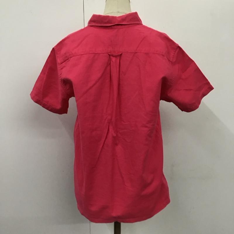 ラコステ LACOSTE シャツ、ブラウス 半袖 CF064E ポロシャツ ボタンダウン 40 ワンポイント マゼンタ / マゼンタ / レディース USED 古着 中古 10114635