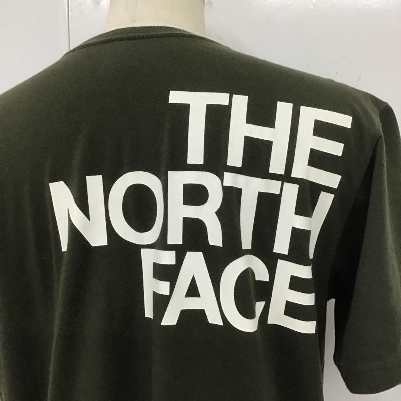 ザノースフェイス THE NORTH FACE Tシャツ 半袖 nt31301z 半袖Tシャツ プリントTシャツ XL ロゴ、文字 カーキ / カーキ / メンズ USED 古着 中古 10124057