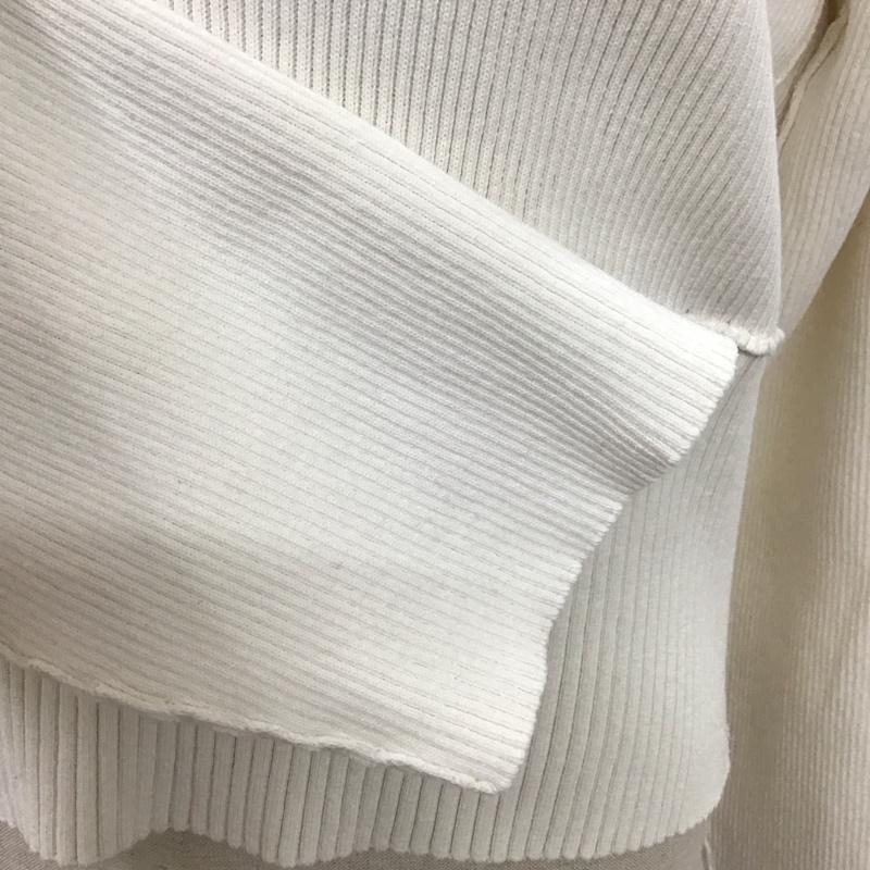 レイビームス Ray BEAMS カットソー 長袖 長袖カットソー Vネックカットソー ロングスリーブカットソー リブ 無地 白 / ホワイト / レディース USED 古着 中古 10123858
