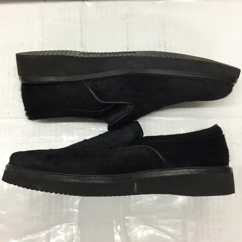 バーニーズ ニューヨーク BARNEYS NEWYORK スリッポン スリッポン N31616 スニーカー 41 無地 黒 / ブラック / メンズ USED 古着 中古 10107623