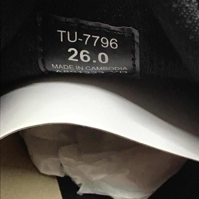 アシックス ASICS 革靴 革靴 TU-7796 texcy luxe ストレートチップ 幅広 箱有 4E 26cm 26.0cm 無地 黒 / ブラック / メンズ USED 古着 中古 10111730
