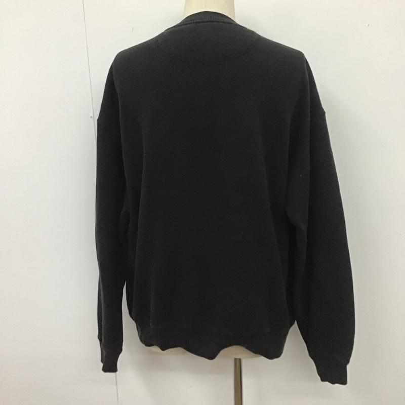 フィラ FILA トレーナー 長袖 XL 無地 黒 / ブラック / メンズ USED 古着 中古 10111685