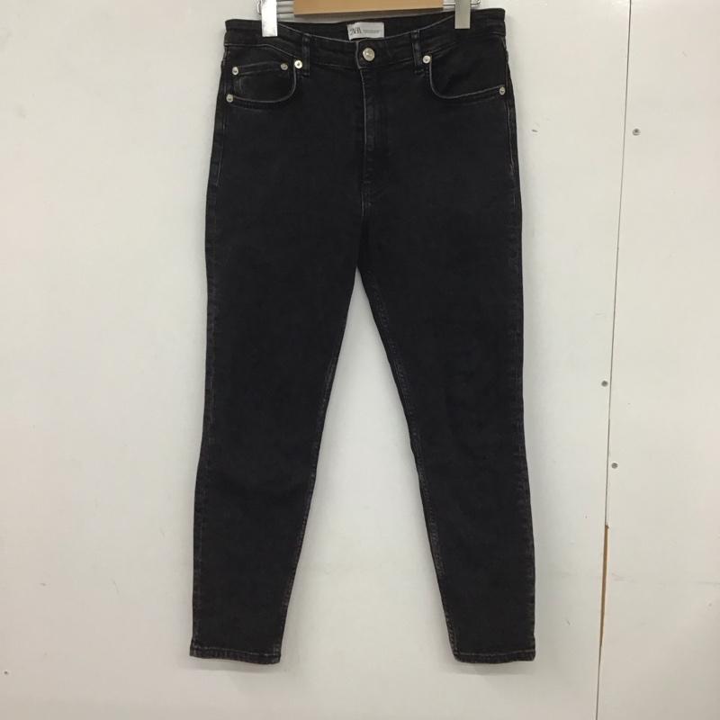 ザラ ZARA パンツ デニム、ジーンズ デニムパンツ スリムパンツ カジュアルパンツ ストレッチパンツ 40 無地 黒 / ブラック / メンズ USED 古着 中古 10134804