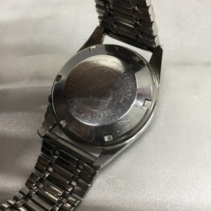 セイコー SEIKO 腕時計 アナログ(自動巻き) 6218-8971 防水 箱有 ロゴ、文字 銀 / シルバー / メンズ USED 古着 中古 10117590