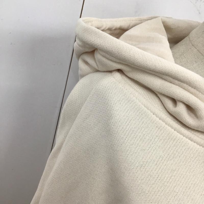 アディダス adidas パーカー 長袖 H33586 Trefoil Hoodie プルオーバー L ロゴ、文字 アイボリー / アイボリー / レディース USED 古着 中古 10120807