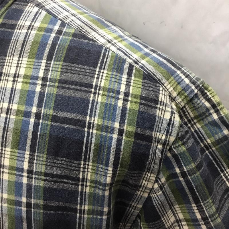 ギャップ GAP シャツ、ブラウス 半袖 半袖シャツ カラーシャツ 半袖カットソー チェックシャツ 90s M チェック マルチカラー / マルチカラー / メンズ USED 古着 中古 10106409