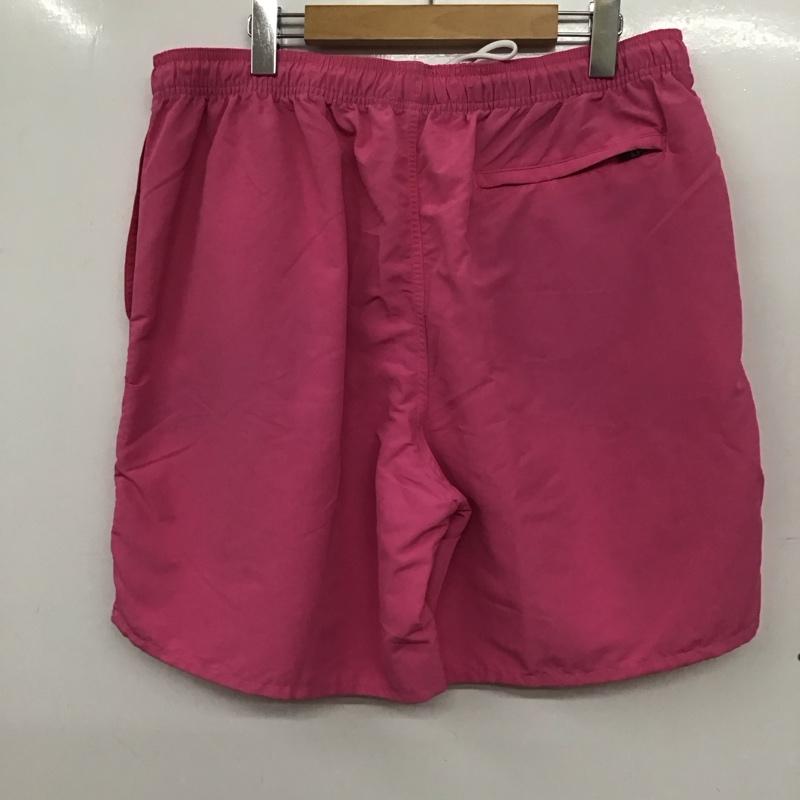 ステューシー STUSSY パンツ ショートパンツ ショートパンツ ハーフパンツ カジュアルパンツ L ロゴ、文字 桃 / ピンク / メンズ USED 古着 中古 10132149